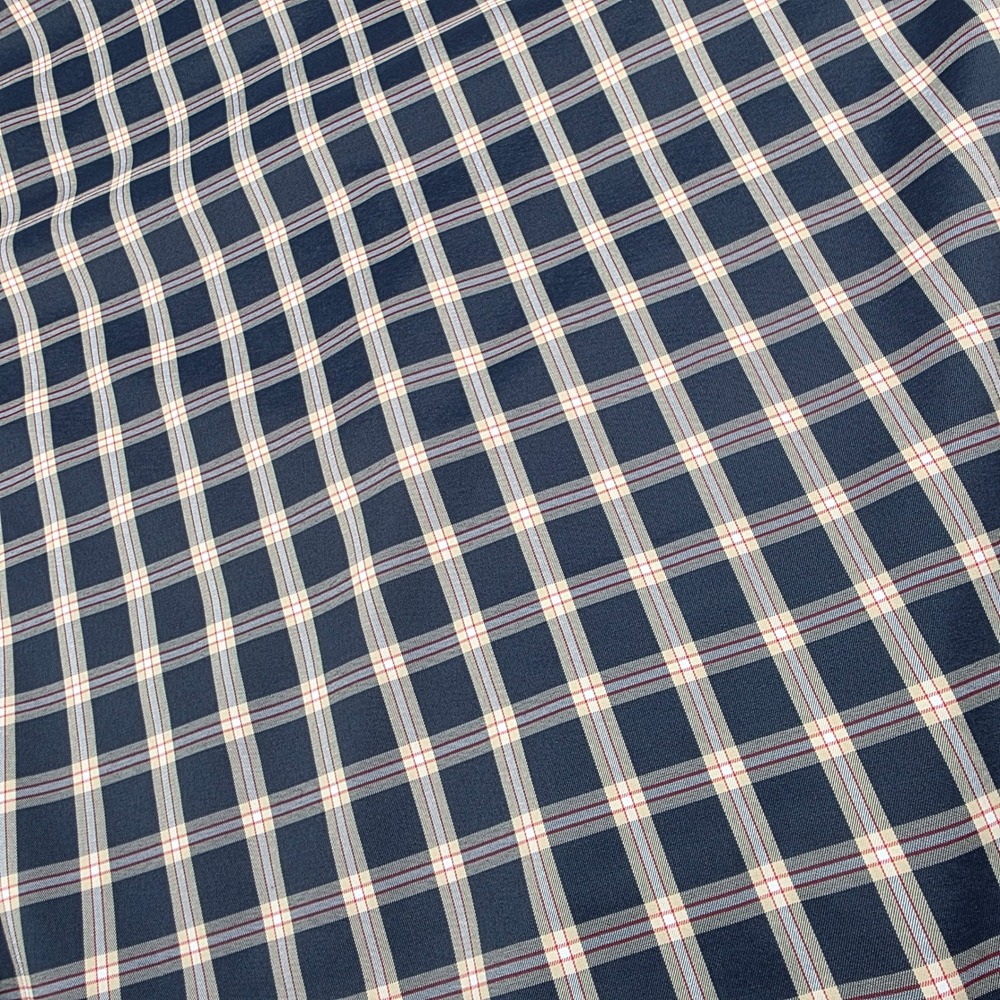UNTUCKit‎ Dorin Button Up Mens XXL Tall Navy Plaid Long Sleeve - Picture 14 of 14